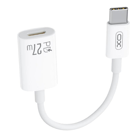 Adaptér pre dáta a nabíjanie USB-C - Lightning XO Design NB-R268A, Biela