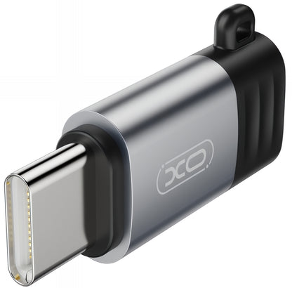 Adaptér na dáta a nabíjanie Lightning - USB-C XO Design NB263A, Čierny