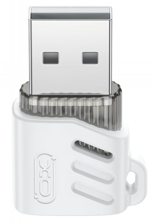 Adaptér na dáta a nabíjanie USB-C - USB-A XO Design NB256D, Biela