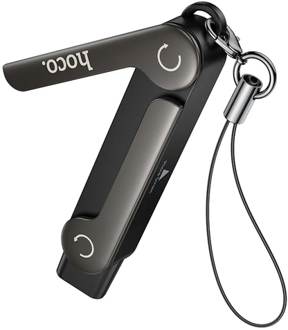 USB-C dátový a nabíjací adaptér - USB-C HOCO UA47A, čierny