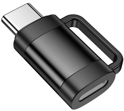 Adaptér na dáta a nabíjanie Lightning - USB-C HOCO UA31E, Čierny
