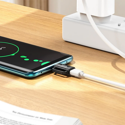 Adaptér na dáta a nabíjanie Lightning - USB-C HOCO UA31E, Čierny
