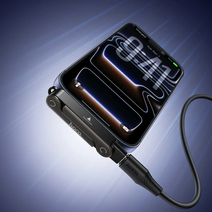 USB-C dátový a nabíjací adaptér - USB-C HOCO UA47A, čierny