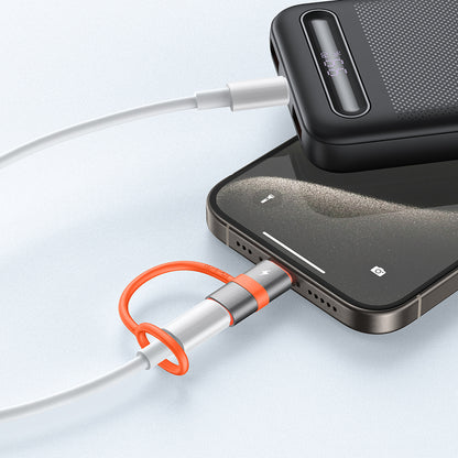 Adaptér pre dáta a nabíjanie Lightning - USB-C McDodo OT-5530, Sivý