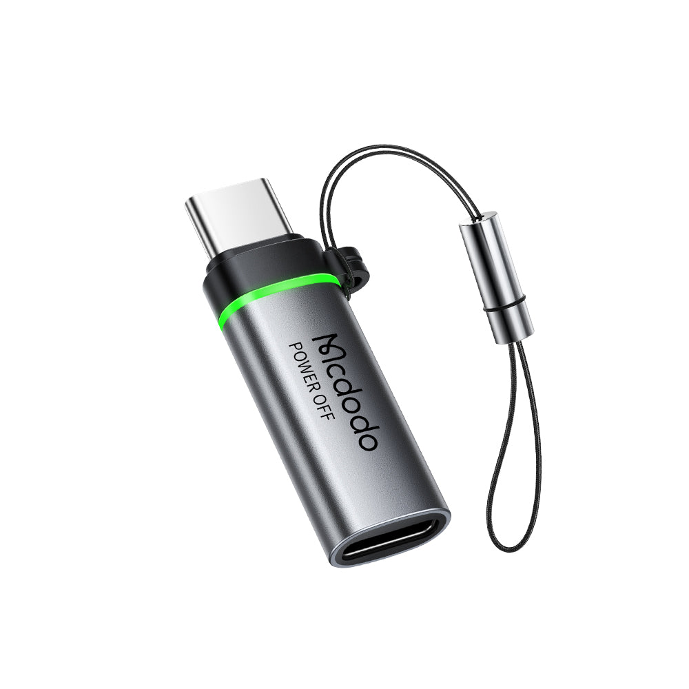 Adaptér pre dáta a nabíjanie Lightning - USB-C McDodo OT-6010 Power Off, čierny