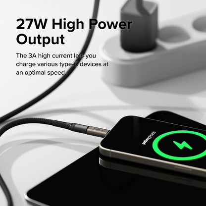 Adaptér pre dáta a nabíjanie Lightning - USB-C Ringke, Hnedý, Sada 2 kusy