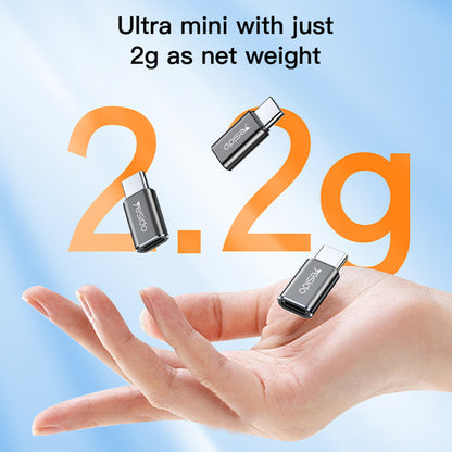 Adaptér na dáta a nabíjanie Lightning - USB-C Yesido GS22, Sivý