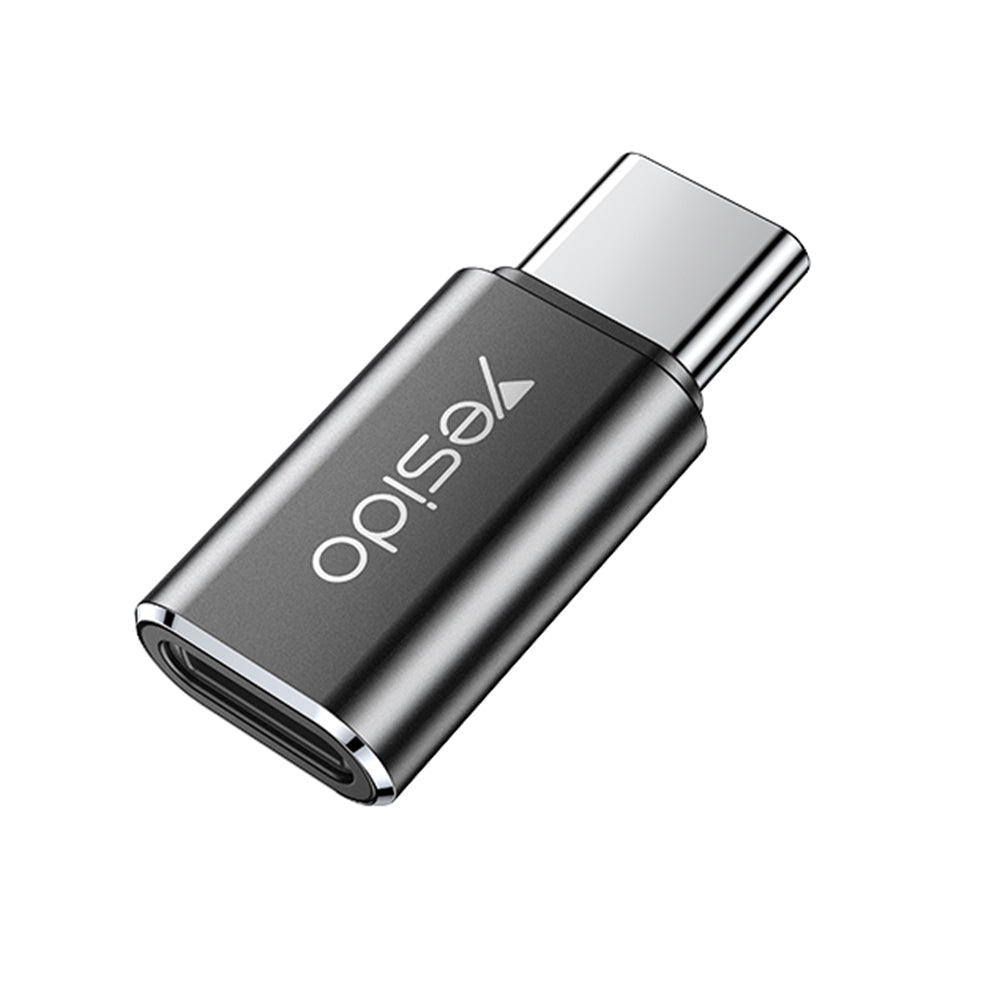 Adaptér na dáta a nabíjanie Lightning - USB-C Yesido GS22, Sivý