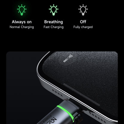 Adaptér pre dáta a nabíjanie USB-C - Lightning McDodo OT-2590 Power Off, čierny
