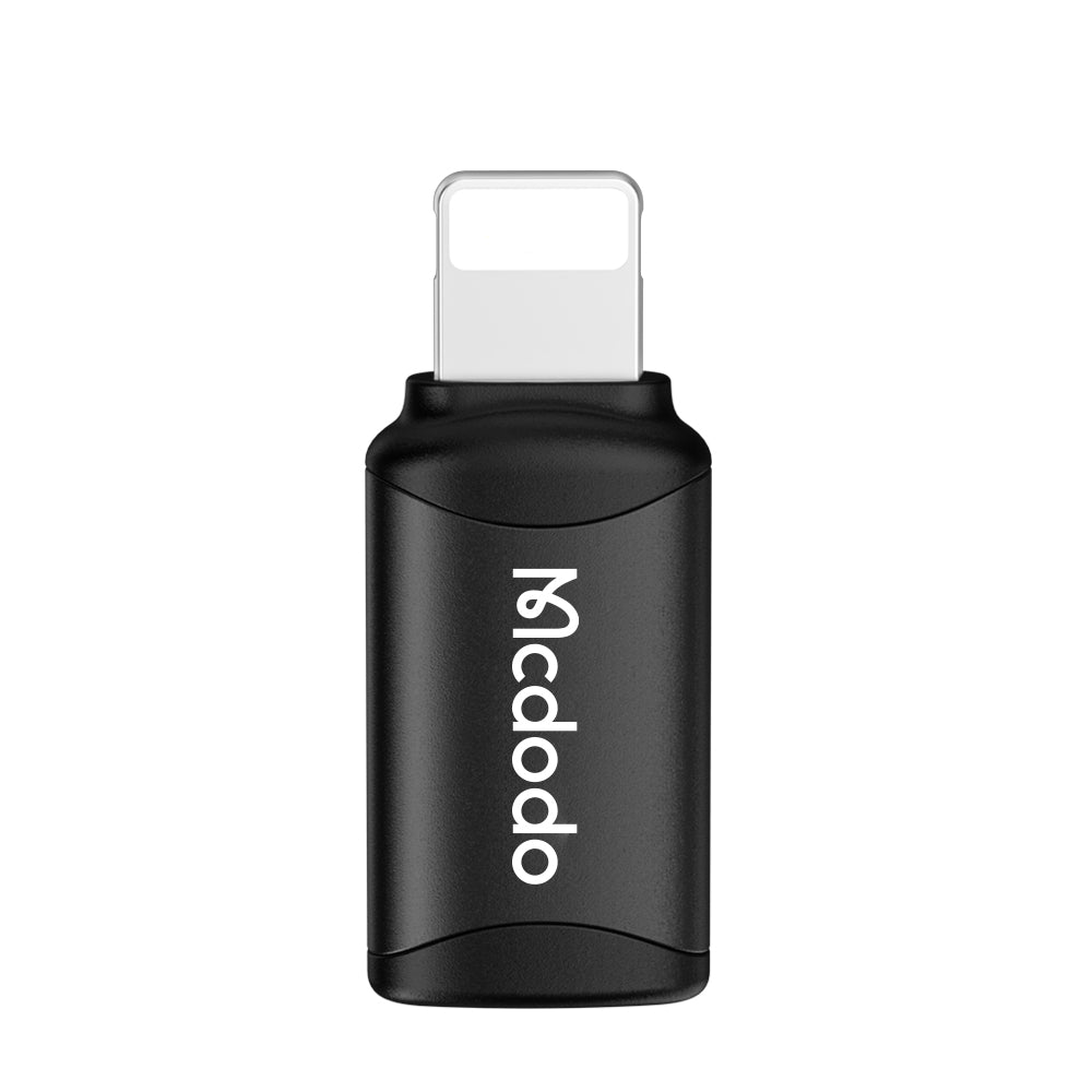Adaptér pre dáta a nabíjanie USB-C - Lightning McDodo OT-7680, čierny