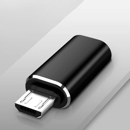 Adaptér na dáta a nabíjanie USB-C - Lightning / microUSB / USB-A Techsuit A19 TriFlashX 3v1, čierny