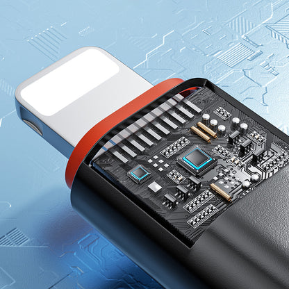 Adaptér pre dáta a nabíjanie USB-C - Lightning Techsuit A3 HyperPort, Čierno Oranžový