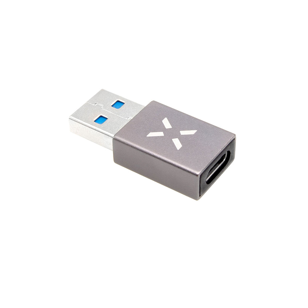 Adaptér pre dáta a nabíjanie USB-C - USB-A Fixed, sivý