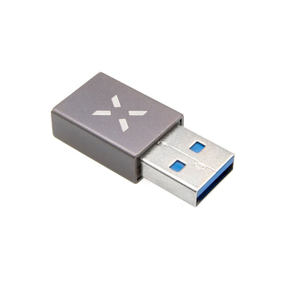 Adaptér pre dáta a nabíjanie USB-C - USB-A Fixed, sivý