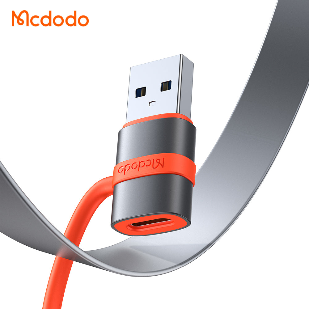 Adaptér na dáta a nabíjanie USB-C - USB-A McDodo OT-3800, Sivý