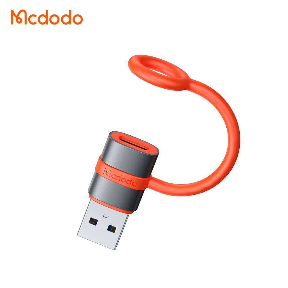 Adaptér na dáta a nabíjanie USB-C - USB-A McDodo OT-3800, Sivý