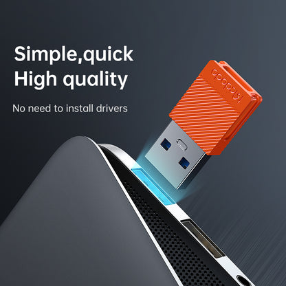 Adaptér na dáta a nabíjanie USB-C - USB-A McDodo OT-6550, Oranžový