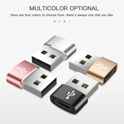 USB-C to USB-A Data and Charging Adapter Techsuit, Black