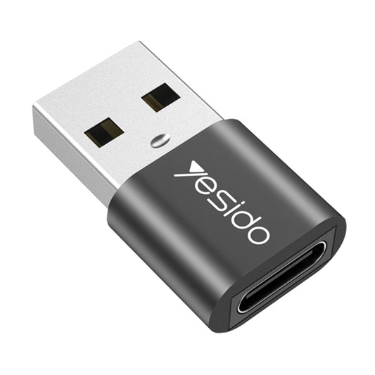 Adaptér pre dáta a nabíjanie USB-C - USB-A Yesido GS09, čierny