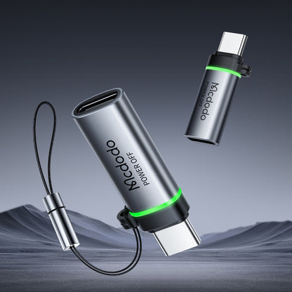 Adaptér pre dáta a nabíjanie USB-C - USB-C McDodo OT-2450 Power Off, čierny