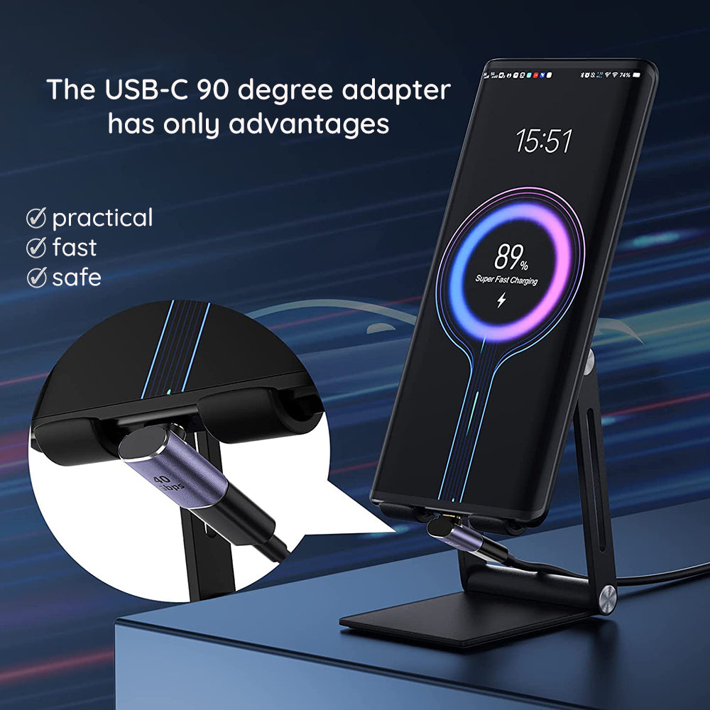 Adaptér pre dáta a nabíjanie USB-C - USB-C Techsuit A12 TitanCoreX, Sivý