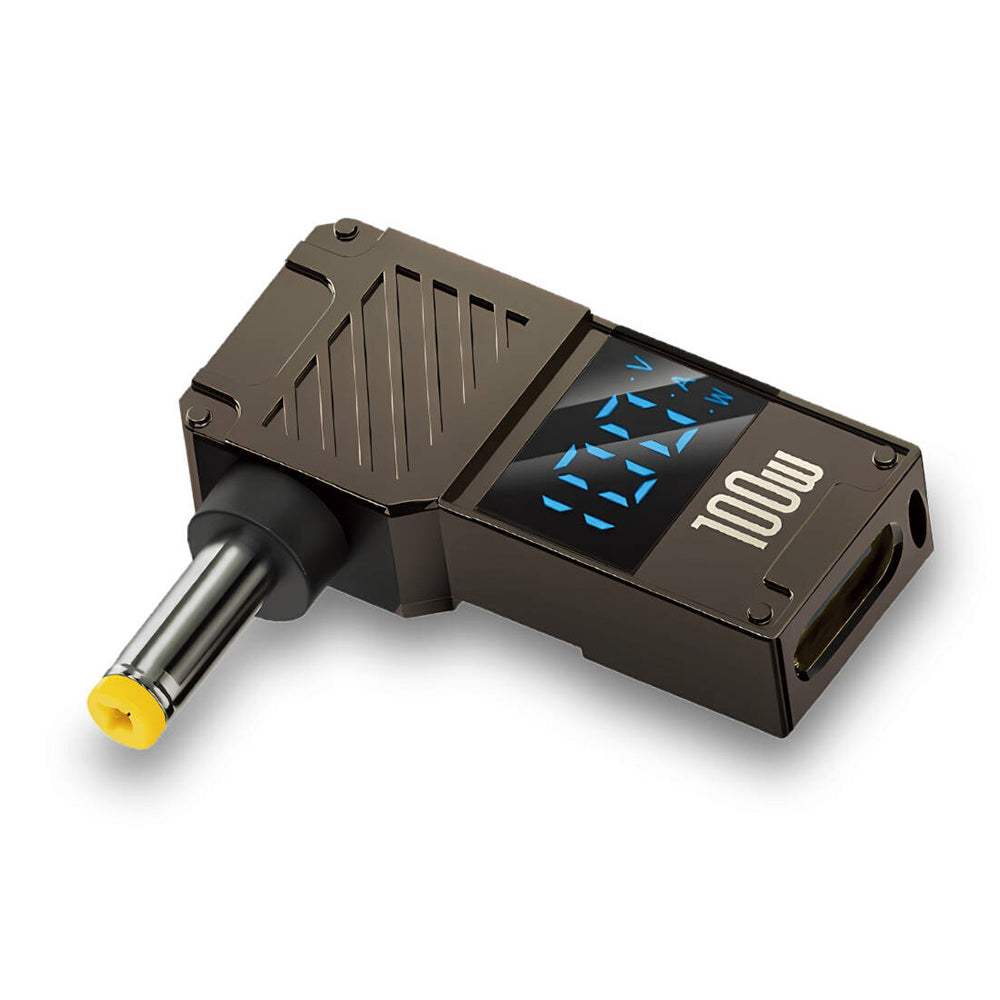 Adaptér na nabíjanie Techsuit LaptopPlugX A22, DC - USB-C, Sivý