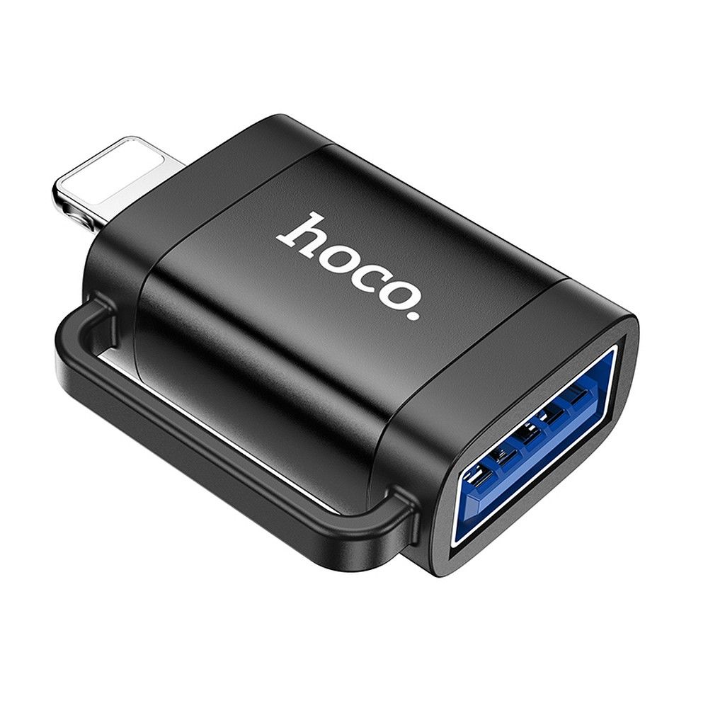Adaptér OTG Lightning - USB-A HOCO UA31A, Čierny
