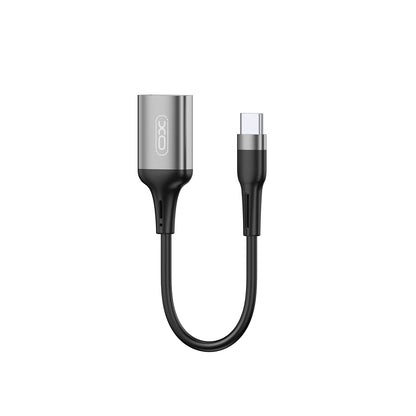 Adaptér OTG USB-C - USB-A XO Design NB201, Čierny