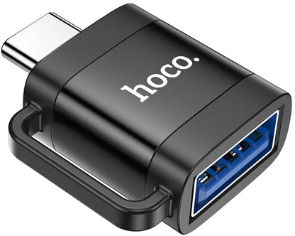 OTG adaptér USB-C - USB-A HOCO UA31C, Čierny