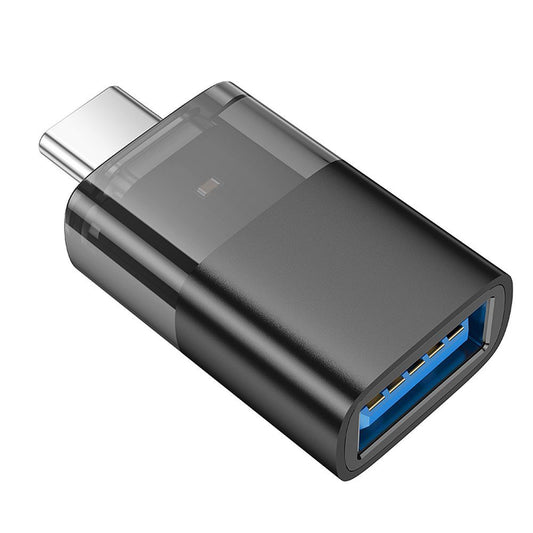 OTG adaptér USB-C - USB-A HOCO UA36B, čierny