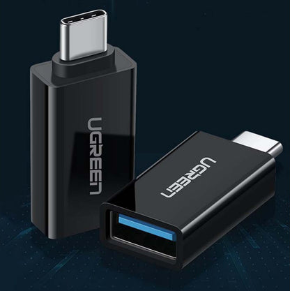 OTG adaptér USB-C - USB-A UGREEN US173, čierny