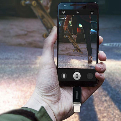 OTG adaptér USB-C - USB-A UGREEN US173, čierny