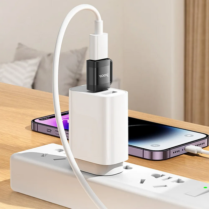 OTG adaptér USB-C - USB-A HOCO UA31C, Čierny