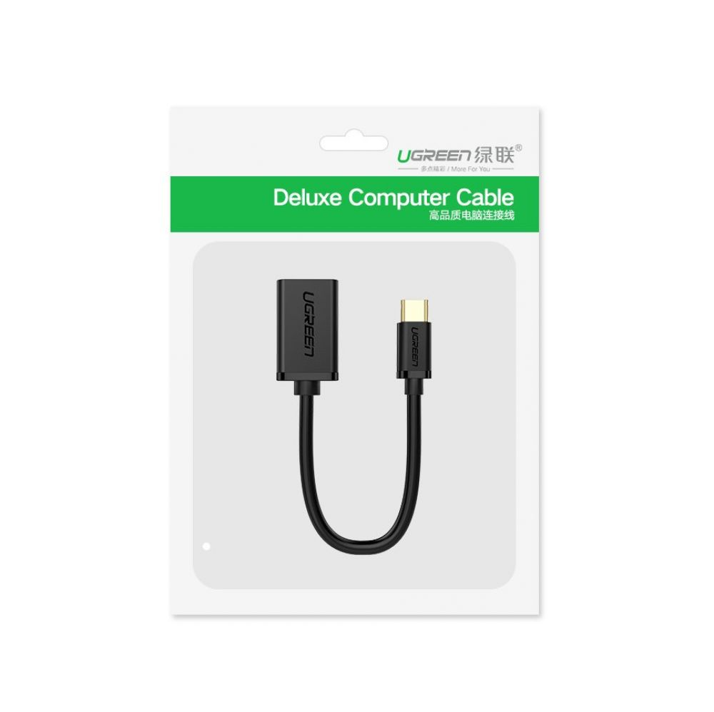 Adaptér USB-C na USB-A OTG UGREEN US154, čierny 