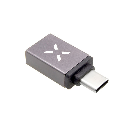 Adaptér OTG USB-C - USB-A Fixed, Sivý