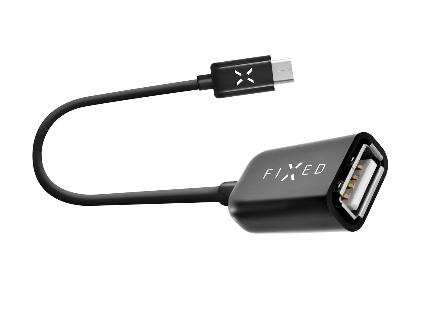 Adaptér OTG USB-C - USB-A Fixed, Čierny