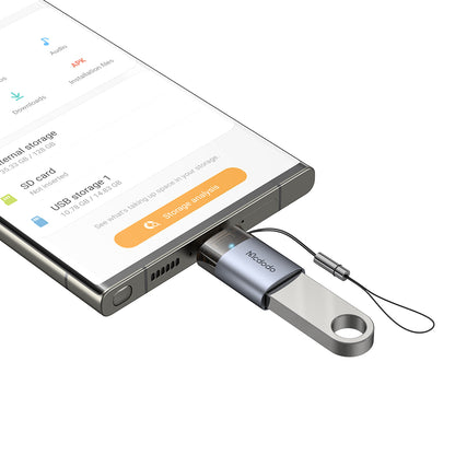 Adaptér OTG USB-C - USB-A McDodo OT-7400, Čierny