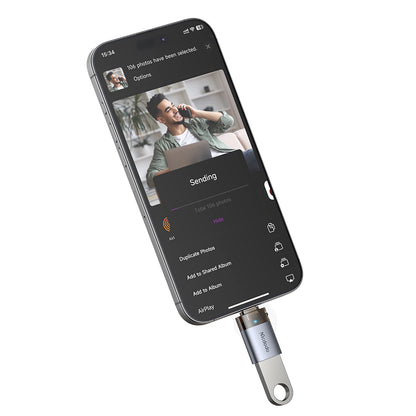 Adaptér OTG USB-C - USB-A McDodo OT-7400, Čierny