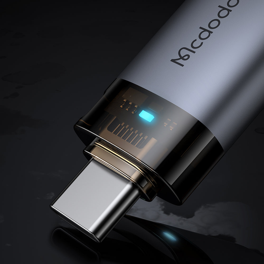 Adaptér OTG USB-C - USB-A McDodo OT-7400, Čierny