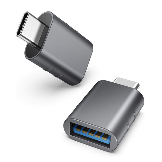 Adaptér OTG USB-C - USB-A Techsuit A10 SlateVolt, Sivý