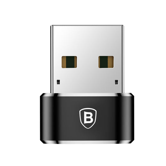 Nabíjací a dátový adaptér USB-C na USB-A Baseus USB-C na USB-A, čierny CAAOTG-01 CAAOTG-01