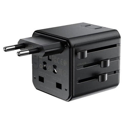 Acefast Z11 Travel Power Adapter, Black