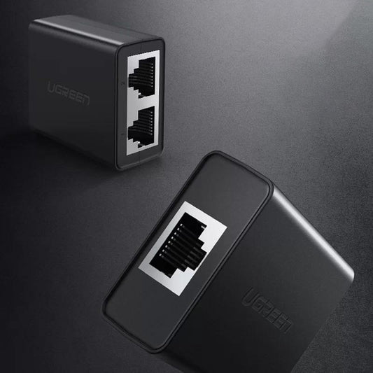 Sieťový adaptér UGREEN CM210, RJ45 - 2 x RJ45, čierny