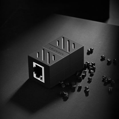 Sieťový adaptér UGREEN NW114, RJ45 - RJ45, čierny