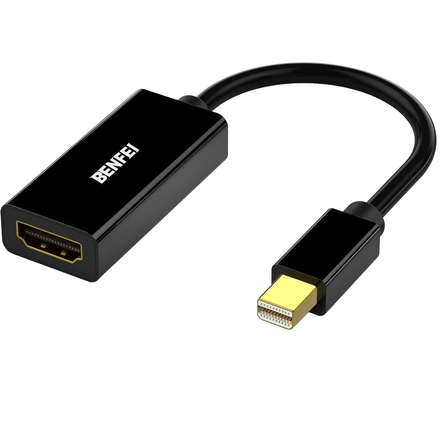 Video adaptér Benfei, MiniDisplayPort - HDMI, čierny