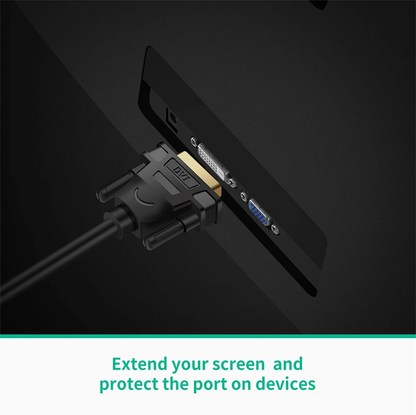 Video adaptér UGREEN 20118, HDMI - DVI, 1080P, Čierny