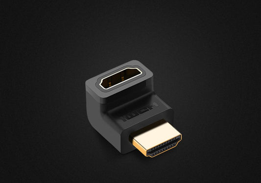 Video adaptér UGREEN Angled, HDMI - HDMI, 4K, Čierny