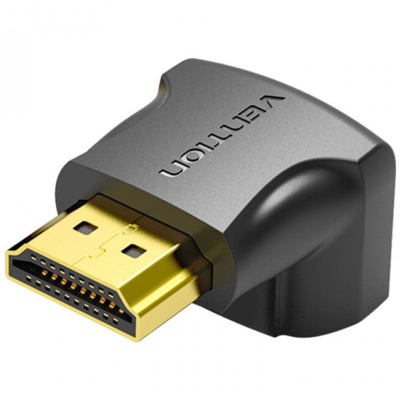Video adaptér Vention uhlový, HDMI - HDMI, 4K, čierny AINB0