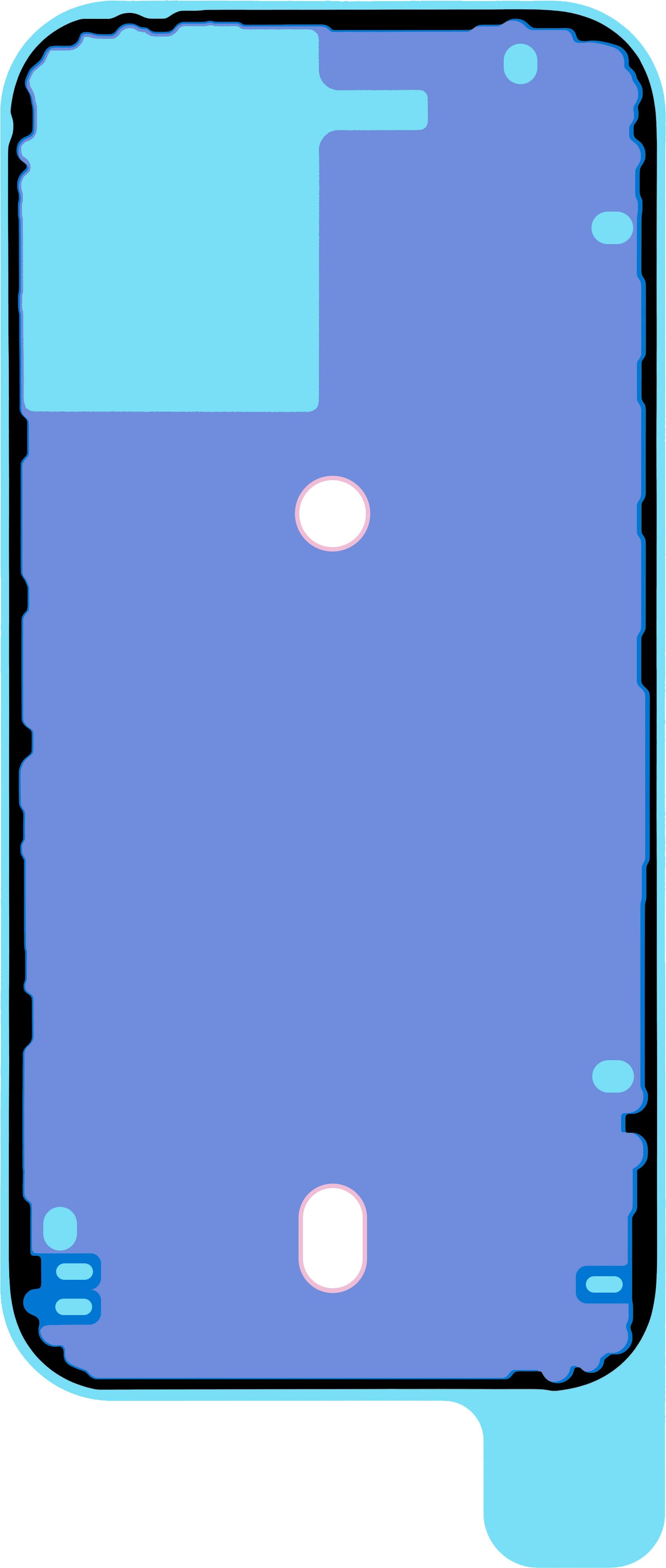 Lepidlo na kryt batérie Apple iPhone 17, Service Pack 923-12868