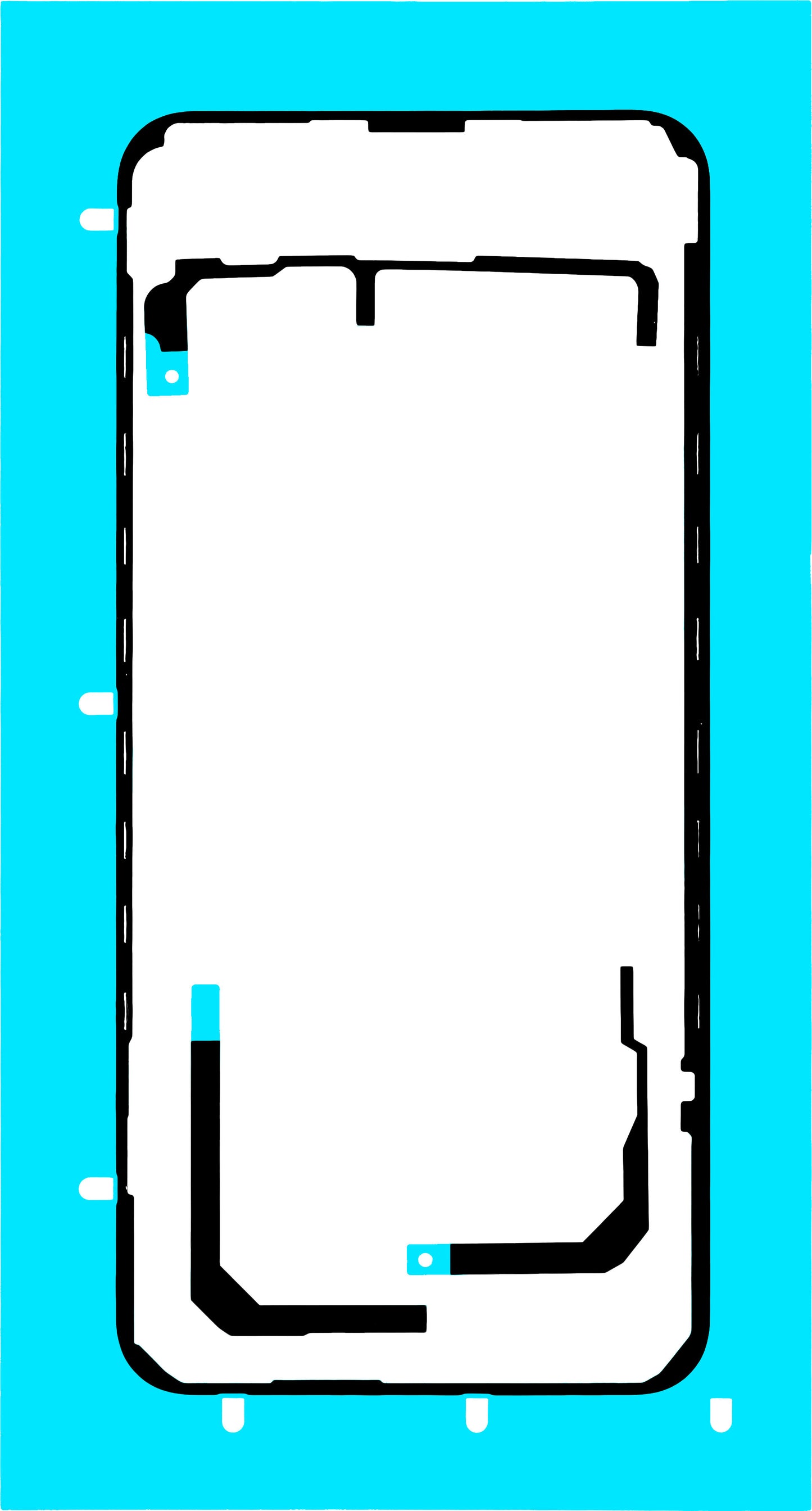 Lepidlo na kryt batérie Honor Magic8 Lite, Service Pack 5163AFUG